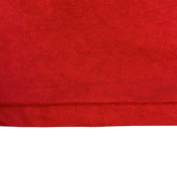 VTG 90’s Disney Store Mickey Mouse Sleep T-Shirt Red Cotton Single Stitch USA OS - Picture 9 of 16